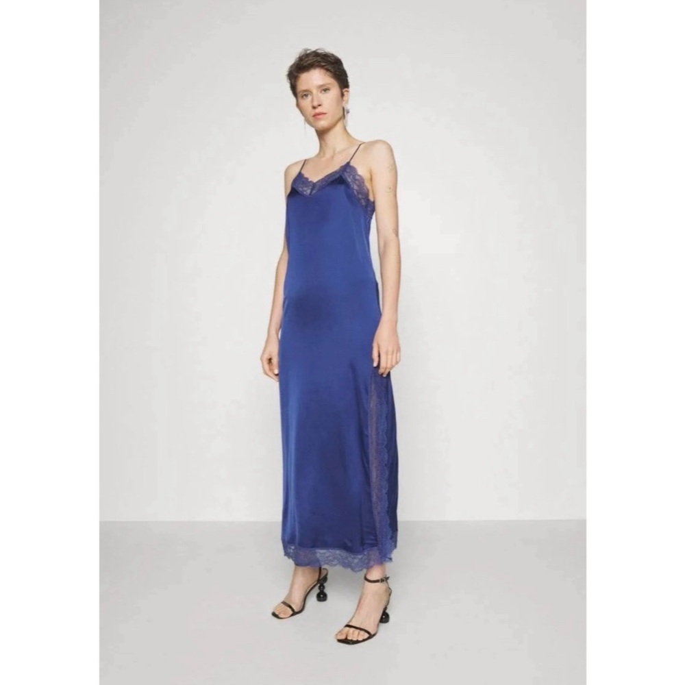 NEW Scotch & Soda Cami Maxi Dress Lace Slip - Picture 1 of 9
